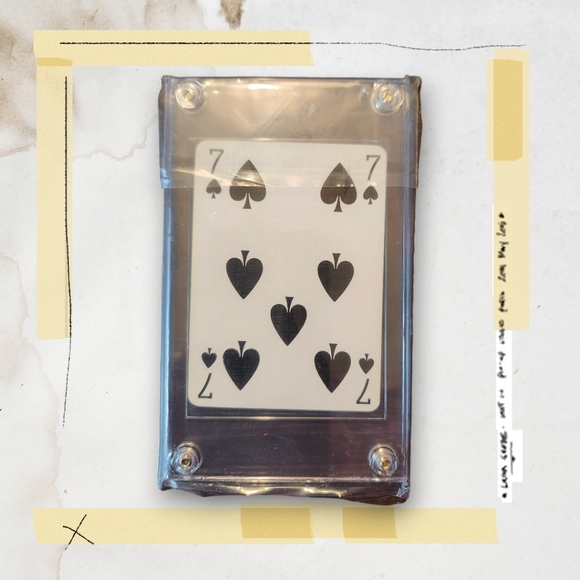 Louis Vuitton 7 ♠️ Spades Card NEW in Protective Case - Picture 3 of 3